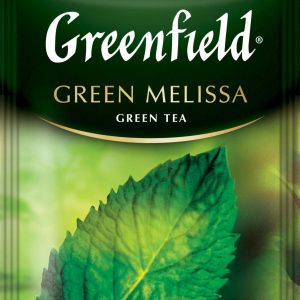 Ceai verde Green Melissa, 25 pliculete x 2 g, cu aromă de mentă si lămâie