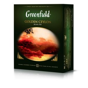 Ceai negru Greenfield Golden Ceylon, 100 pliculete*2 g