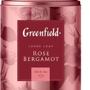 Ceai negru vrac Rose Bergamot, 100 g, cu aroma de trandafir si bergamota