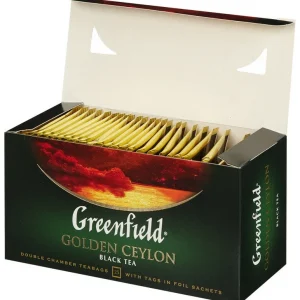Ceai negru Greenfield Golden Ceylon, 25 pliculete*2 g