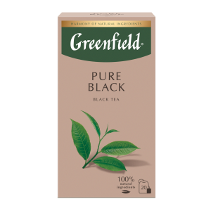Ceai negru Greenfield, 20 pliculete x 2g, Pure Black