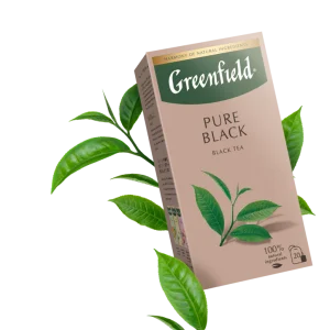 Ceai negru Greenfield, 20 pliculete x 2g, Pure Black